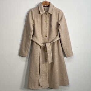 Girl with Curves XXS Coat Pockets Tan